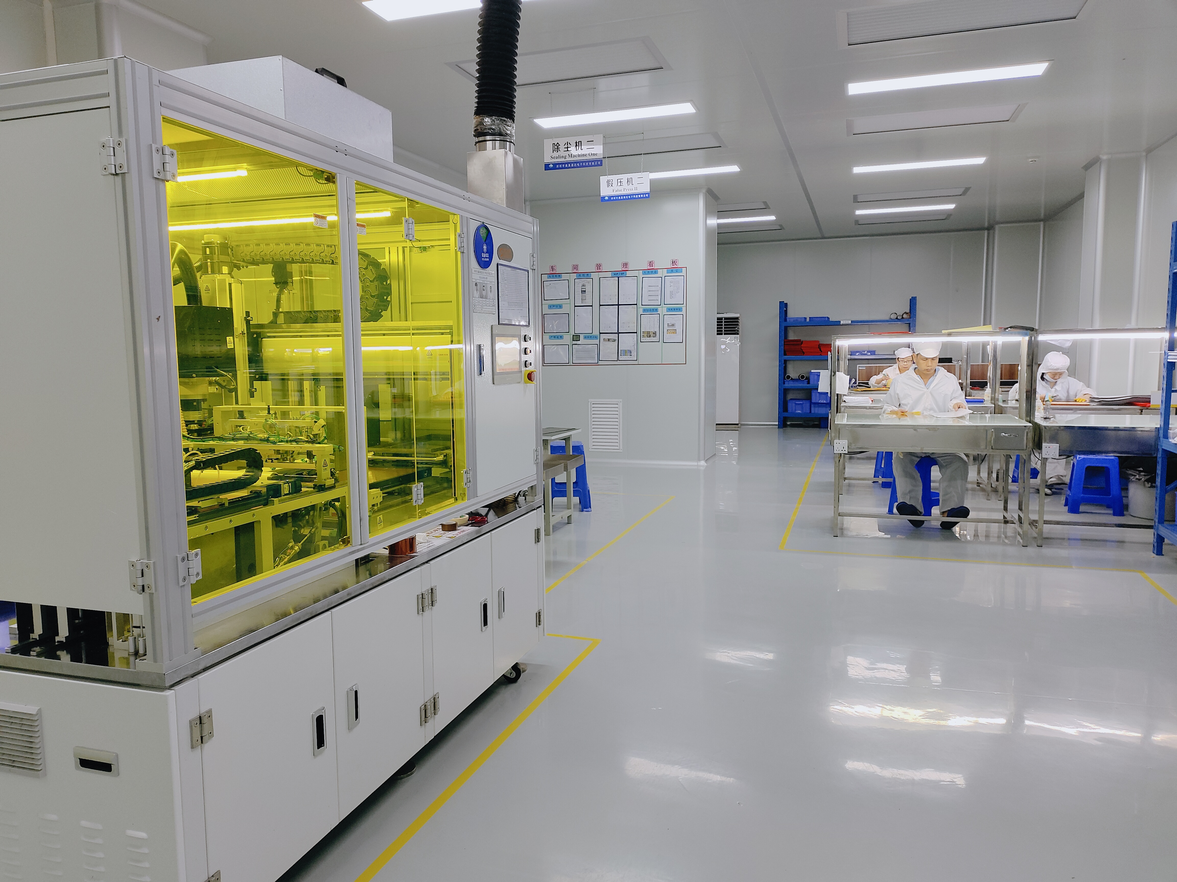 Dust-free fitting workshop
